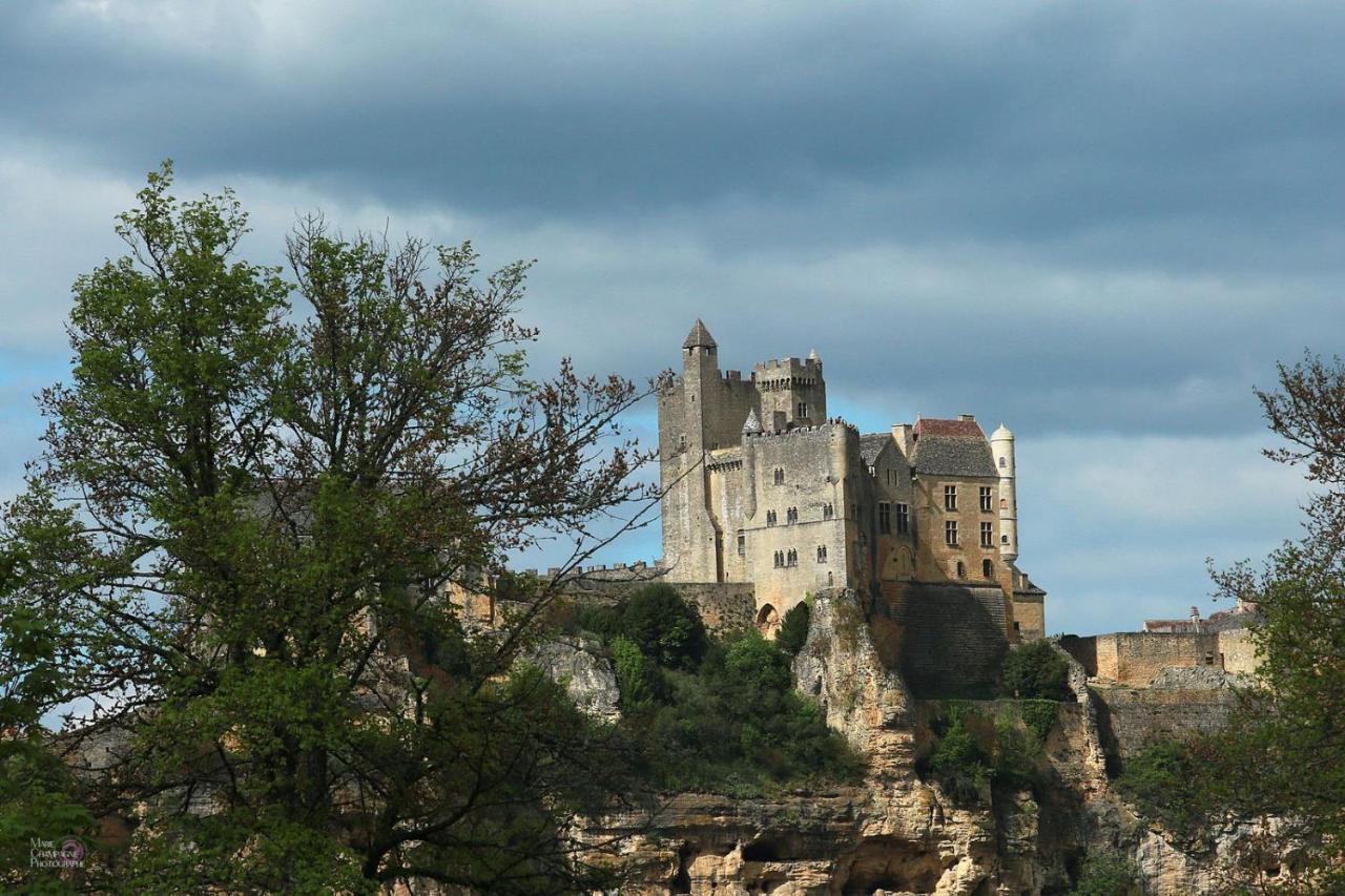 Au Coeur De Beynac, Superbe Maison Du 14Eme Siecle Avec Jardin Panoramique المظهر الخارجي الصورة