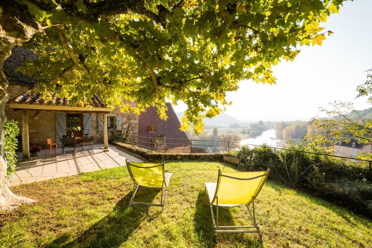 Au Coeur De Beynac, Superbe Maison Du 14Eme Siecle Avec Jardin Panoramique المظهر الخارجي الصورة