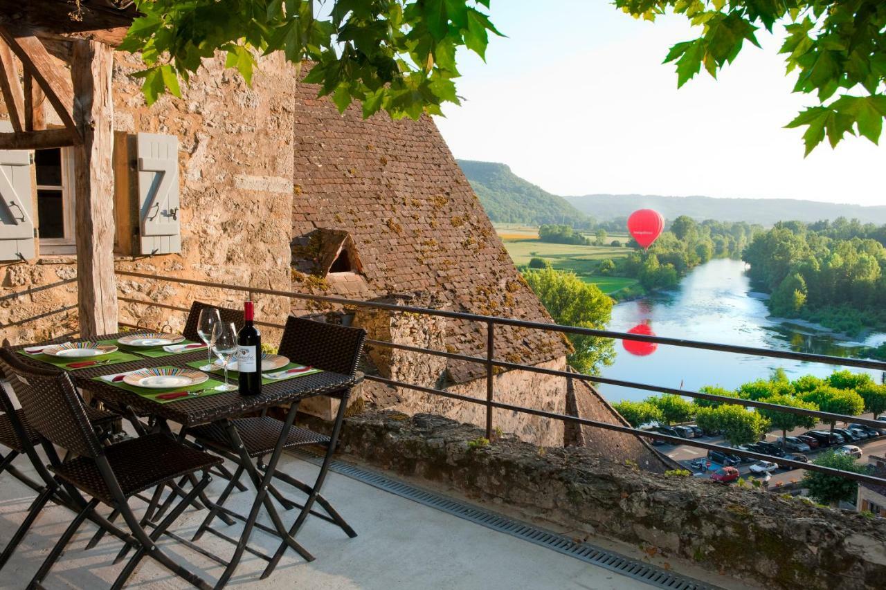 Au Coeur De Beynac, Superbe Maison Du 14Eme Siecle Avec Jardin Panoramique المظهر الخارجي الصورة