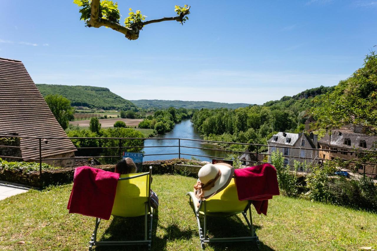 Au Coeur De Beynac, Superbe Maison Du 14Eme Siecle Avec Jardin Panoramique المظهر الخارجي الصورة
